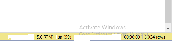 Result after indexing