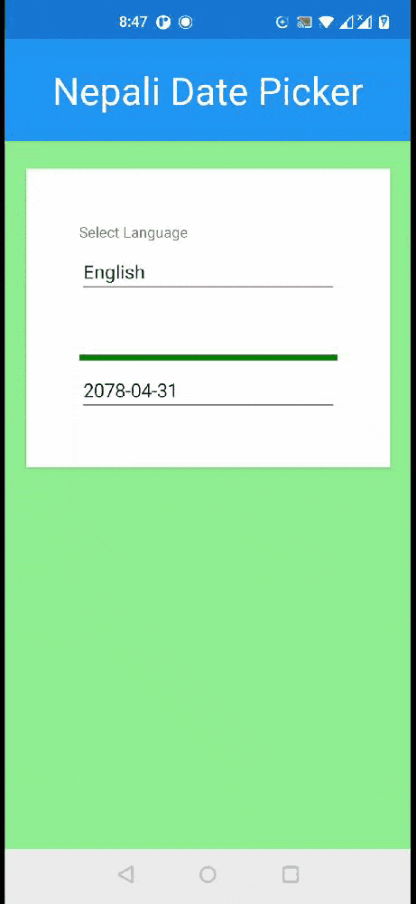 Nepali Datepicker